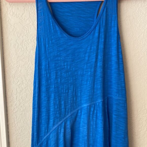 Anthro Left of Center Asymmetrical Hem MIDI Dress XS - Picture 2 of 9